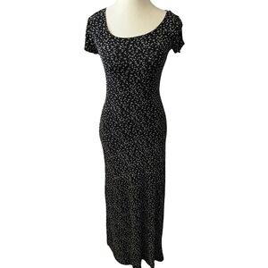 Joule Celestial Moon‎ Star Print Midi Dress Cottagecore Bohemian Women's Sz M